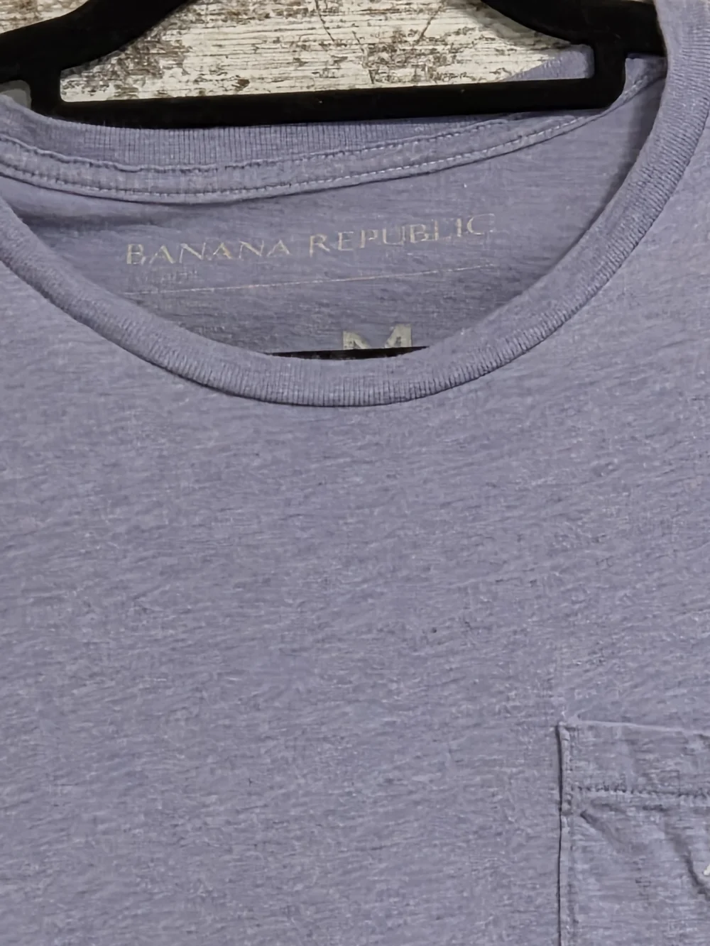 Banana Republic Lavender Short Sleeve Pocket Tee